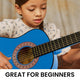 Karrera 34in Acoustic Children no cut Guitar - Blue – view 6