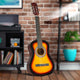 Karrera 34in Acoustic Wooden Childrens Guitar - Sunburst – view 7