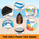 Kahuna Portable Electric Air Pump 12V, 16 PSI, 6 Nozzles, LCD Display, V240-PMP-KDO-781 – view 5