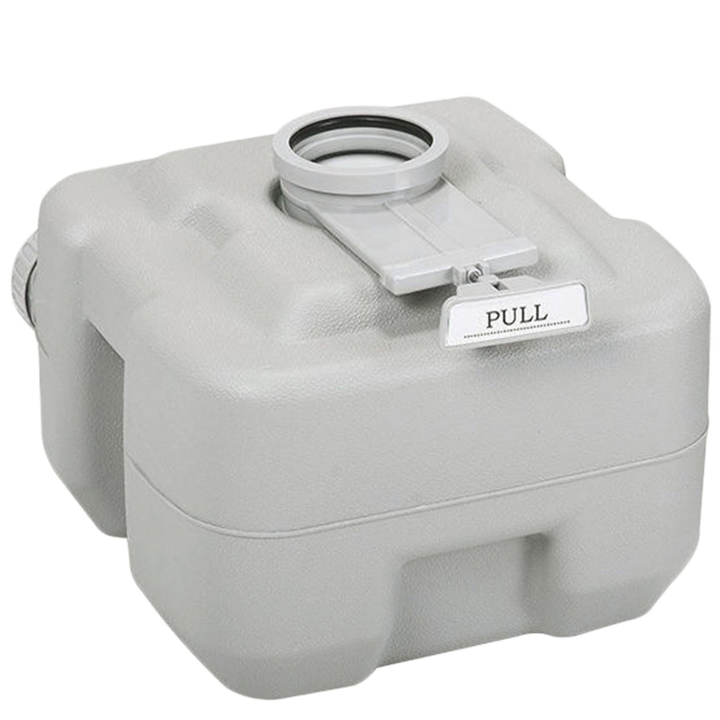 Wallaroo 20L Portable Toilet V240-PTL-MAS-20L-001, Press Flush Pump, Double-Sealed Valve, Durable PE/ABS