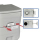 Wallaroo 20L Portable Toilet V240-PTL-MAS-20L-001, Press Flush Pump, Double-Sealed Valve, Durable PE/ABS – view 11