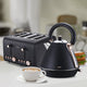 Pronti 4 Slice Toaster Rose Trim Collection - Black – view 7