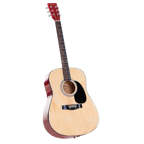 Karrera 41in Acoustic Wooden Guitar String Music Instrument - Auzzistore