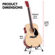 Karrera 41in Acoustic Wooden Guitar String Music Instrument – view 5
