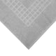 Microfiber Soft Non Slip Bath Mat Check Design (Grey) – view 3