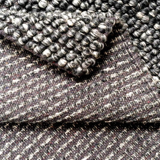 Wool Pebble Charcoal Lifestyle Rug 130x 180 cm – view 2 - Auzzistore