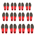 4X Set Full Whole Insoles Shoe Inserts 3-Size Combo Arch Support Foot Pads