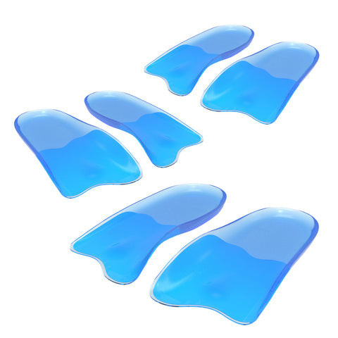 Half Insoles Shoe Inserts 3-Size Combo Gel Arch Support Foot Pad - Auzzistore