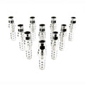 Dynamic Power 10x 1/4" Nitto Type Male Air Coupler Fitting, High Flow Steel, Silver