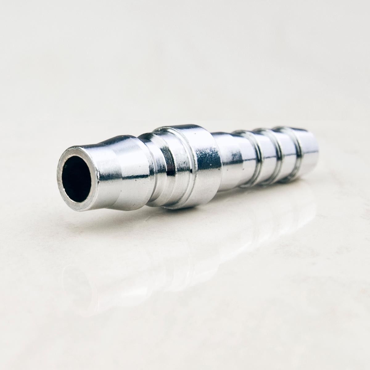 Dynamic Power 10x 1/4" Nitto Type Male Air Coupler Fitting, High Flow Steel, Silver