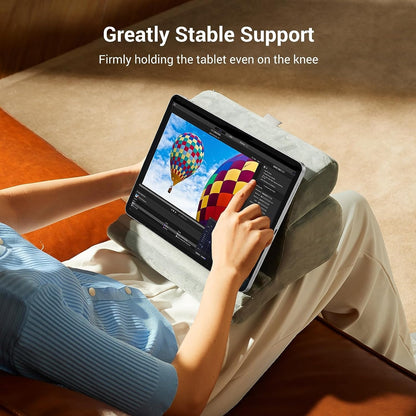 UGREEN 60646 Tablet Stand Pillow - Portable, 3 Angles, Wide Compatibility, Premium Material