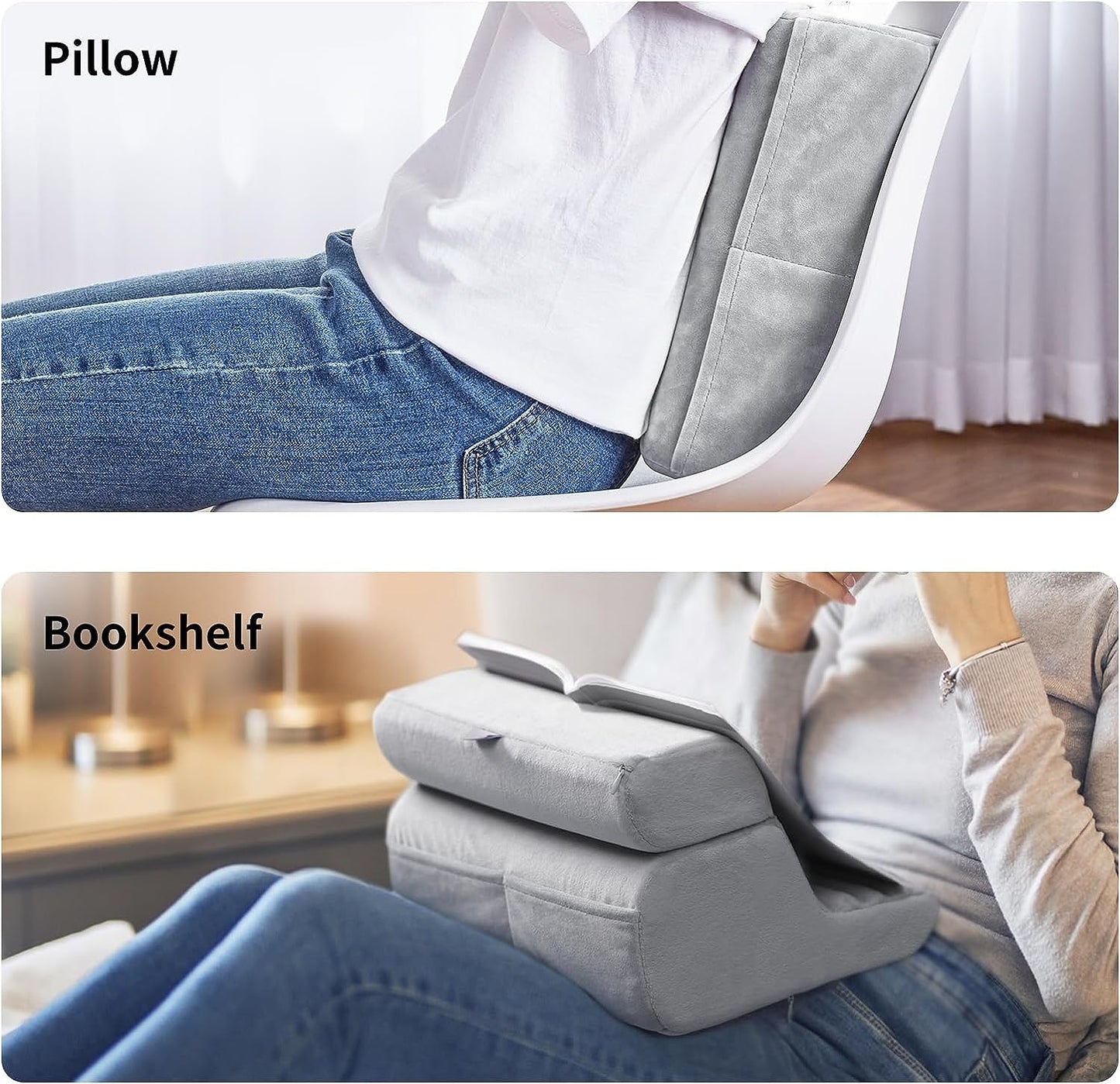 UGREEN 60646 Tablet Stand Pillow - Portable, 3 Angles, Wide Compatibility, Premium Material