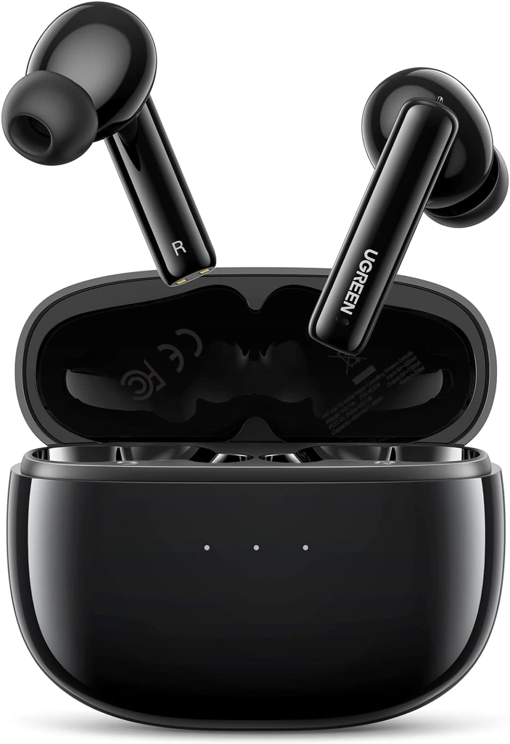 UGREEN HiTune T3 90401 ANC Wireless Earbuds, 10mm Driver, AI Clear Calls, 24H Playtime, Black