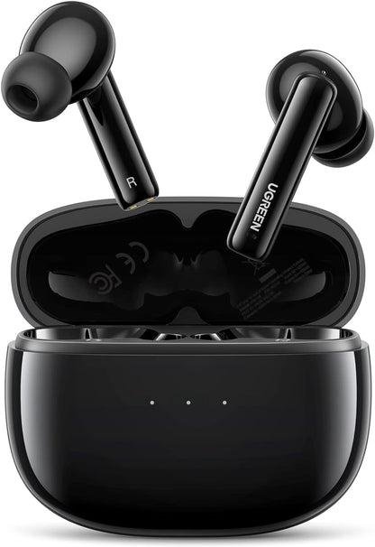 UGREEN HiTune T3 90401 ANC Wireless Earbuds, 10mm Driver, AI Clear Calls, 24H Playtime, Black