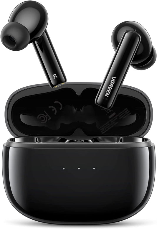 UGREEN HiTune T3 90401 ANC Wireless Earbuds, 10mm Driver, AI Clear Calls, 24H Playtime, Black