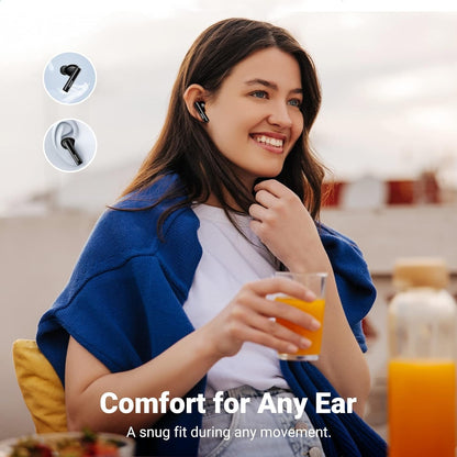 UGREEN HiTune T3 90401 ANC Wireless Earbuds, 10mm Driver, AI Clear Calls, 24H Playtime, Black