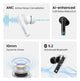 UGREEN HiTune T3 90401 ANC Wireless Earbuds, 10mm Driver, AI Clear Calls, 24H Playtime, Black – view 6