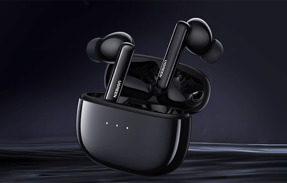 UGREEN HiTune T3 90401 ANC Wireless Earbuds, 10mm Driver, AI Clear Calls, 24H Playtime, Black