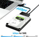 BENFEI 221BK USB 3.0 to SATA III Hard Drive Adapter for 2.5/3.5-inch HDD/SSD with 12V/2A Power Adapter, Support UASP – view 3