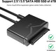 BENFEI 221BK USB 3.0 to SATA III Hard Drive Adapter for 2.5/3.5-inch HDD/SSD with 12V/2A Power Adapter, Support UASP – view 4
