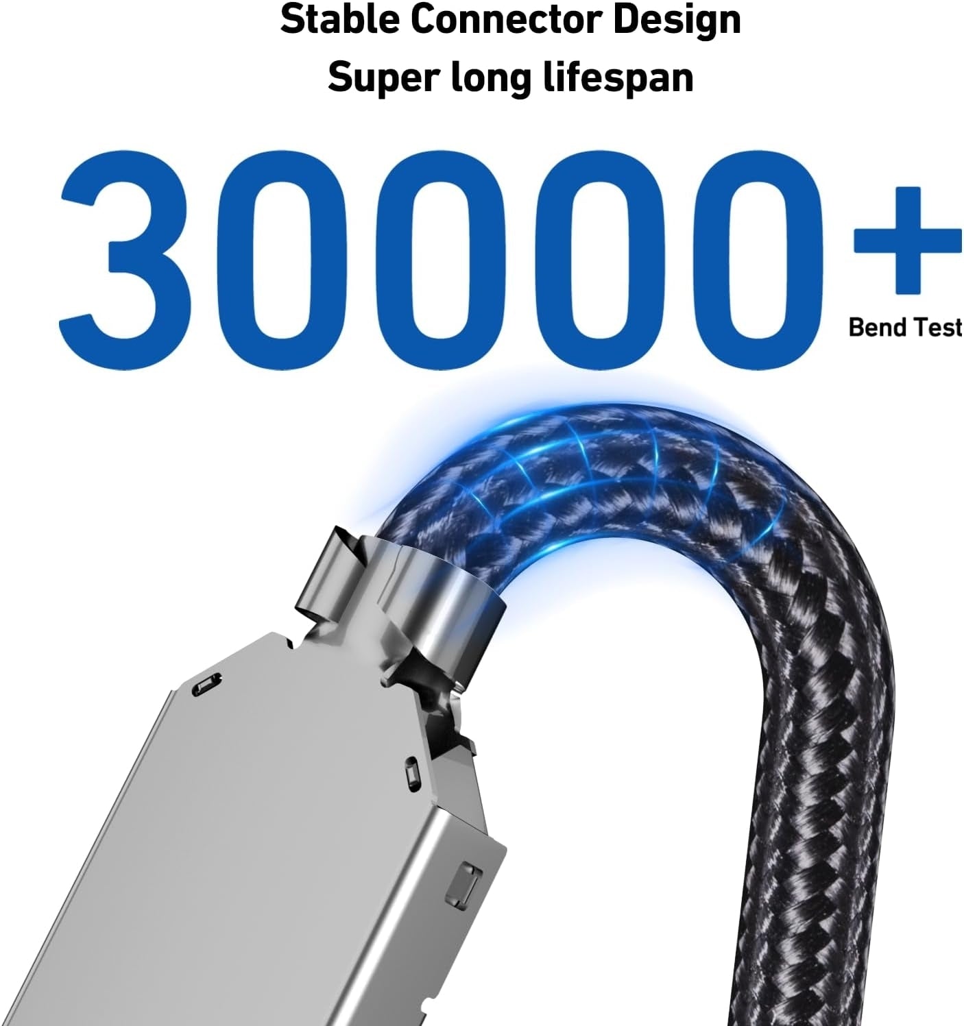 BENFEI 393GY-2M USB3.0 Male to Female Extension cable Nylon Braided 2M