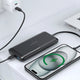 CHOETECH B654 10000mAh Pwer Bank 22.5W USB-A / USB-C / micro USB with built-in USB-C / Lightning cable - black – view 6