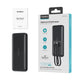 CHOETECH B654 10000mAh Pwer Bank 22.5W USB-A / USB-C / micro USB with built-in USB-C / Lightning cable - black – view 7