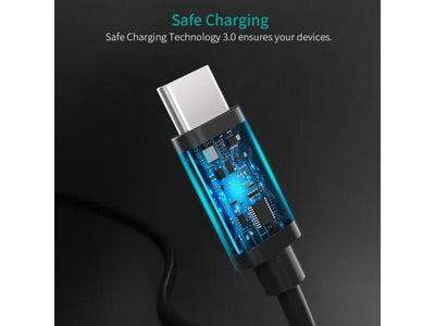 CHOETECH CC0004 USB-C to USB-C Cable USB3.1 Gen2 5V/3A 10 Gbps 3M Black