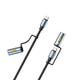 CHOETECH CC1001 Smart PD60W 4-in-1 USB C to C cable 1.2M – view 2