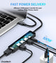CHOETECH HUB-M80 Hub 5-in-1 Multifunctional Hub – view 5