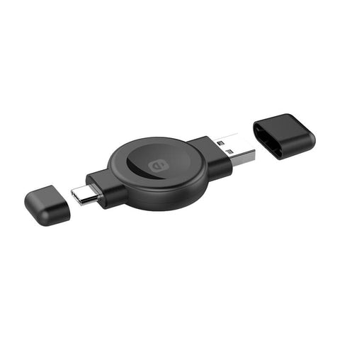CHOETECH T606-F USB-A +USB-C Magnetic Charger for Samsung & Apple Watch - Auzzistore