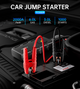 CHOETECH TC0009 16000mAh Portable Car Jump Starter with Emergency Light – view 6