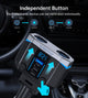 CHOETECH TC0020 45W 2 Sockets + 2x USB-C + 1x USB-A Cigarette Lighter Splitter – view 7