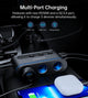 CHOETECH TC0021 3 Sockets 2C+1A Cigarette Lighter Splitter Black – view 5