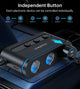 CHOETECH TC0021 3 Sockets 2C+1A Cigarette Lighter Splitter Black – view 8