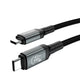 CHOETECH XCC-1042 Gen3.0 USB4.0 with 8K @ 60hz Video & Audio 240W USB-C to C Braided Cable 2M – view 2