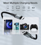 CHOETECH XCC-1042 Gen3.0 USB4.0 with 8K @ 60hz Video & Audio 240W USB-C to C Braided Cable 2M – view 5