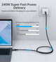 CHOETECH XCC-1042 Gen3.0 USB4.0 with 8K @ 60hz Video & Audio 240W USB-C to C Braided Cable 2M – view 7
