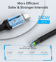 CHOETECH XCC-1042 Gen3.0 USB4.0 with 8K @ 60hz Video & Audio 240W USB-C to C Braided Cable 2M – view 9