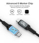 CHOETECH XCC-1042 Gen3.0 USB4.0 with 8K @ 60hz Video & Audio 240W USB-C to C Braided Cable 2M – view 10