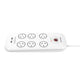 Huntkey 6-Outlet Surge Protector with 2 USB Charging Outlets (SAC607) – view 2