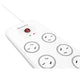 Huntkey 6-Outlet Surge Protector with 2 USB Charging Outlets (SAC607) – view 4