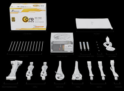 Seasonic CORE GX-750 White ATX 3.1 750W (SRP-CGX751-A5A32SF-WHITE)