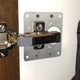 1 Pcs Kitchen Cupboard Door Cabinet Hinges Repair Plate Brackets Kit Fixing Screws – view 2