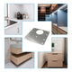 1 Pcs Kitchen Cupboard Door Cabinet Hinges Repair Plate Brackets Kit Fixing Screws – view 4