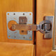 1 Pcs Kitchen Cupboard Door Cabinet Hinges Repair Plate Brackets Kit Fixing Screws – view 6