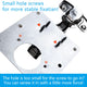 1 Pcs Kitchen Cupboard Door Cabinet Hinges Repair Plate Brackets Kit Fixing Screws – view 7