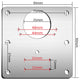 1 Pcs Kitchen Cupboard Door Cabinet Hinges Repair Plate Brackets Kit Fixing Screws – view 8