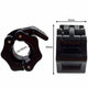 2Pcs 1in / 25mm Dumbbell Clamps Barbell Clamps Collars Clips Bar Plates Collar Clips Black – view 2