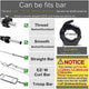 2Pcs 1in / 25mm Dumbbell Clamps Barbell Clamps Collars Clips Bar Plates Collar Clips Black – view 4
